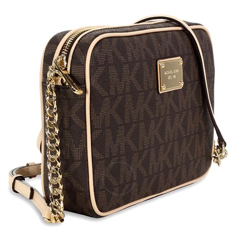 michael kors jet set brandy|michael kors mk crossbody.